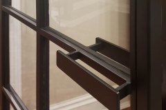 Welded-handle-on-steel-framed-glass-door