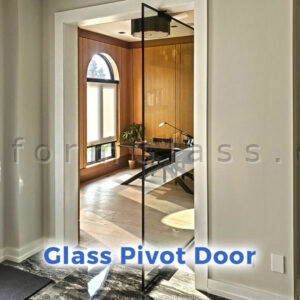 Glass Pivot Door With Minimum frame