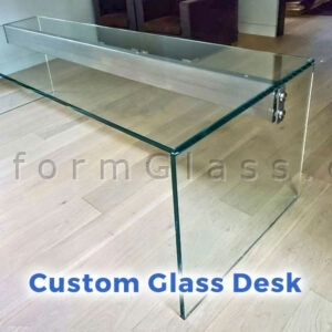 Custom Glass Desk