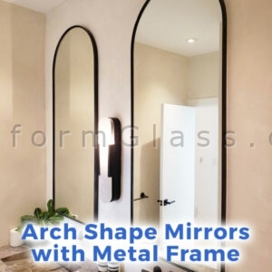 Arched Mirrors with Metal Frame