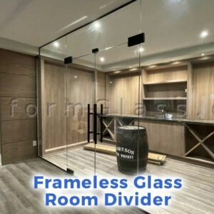 Frameless Glass Room Divider