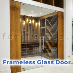 Frameless Glass Double Door