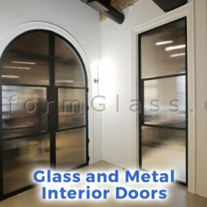 Interior Glass and Metal Doodrs