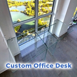 Custom Glass Desk