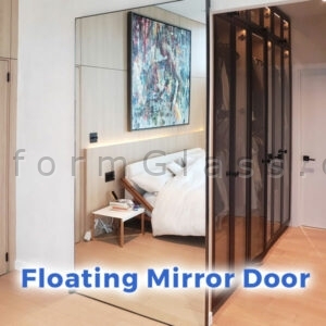 Floating Mirror Door