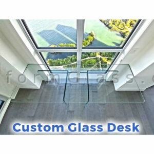 Custom Glass Desk